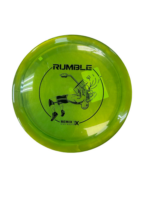 Vist Large View of Product Image Which is Used REMIX DISC GOLF RUMBLE Disc Golf Driver Green 169g