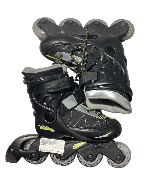 Vist Large View of Product Image Which is Used BLADES Senior Rec Fitness Skates Black Adjustable