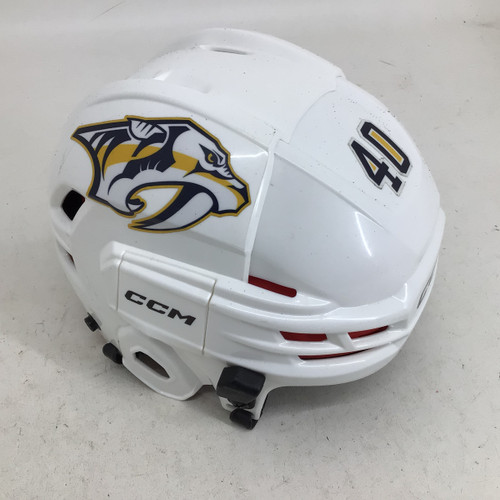 Vist Large View of Product Image Which is Used CCM TACKS 70 JR HELMET ONLY Hockey Helmet Only White M/L
