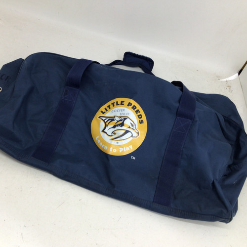 Vist Large View of Product Image Which is Used CCM 30 IN PREDATORS CARRY BAG Jr Hockey Carry Navy Blue