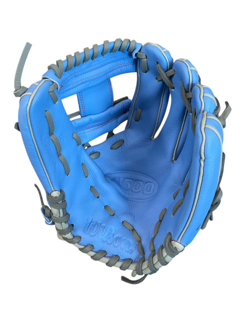 Vist Large View of Product Image Which is Used Wilson A500 BB/SB Glove RH Throw None 11"