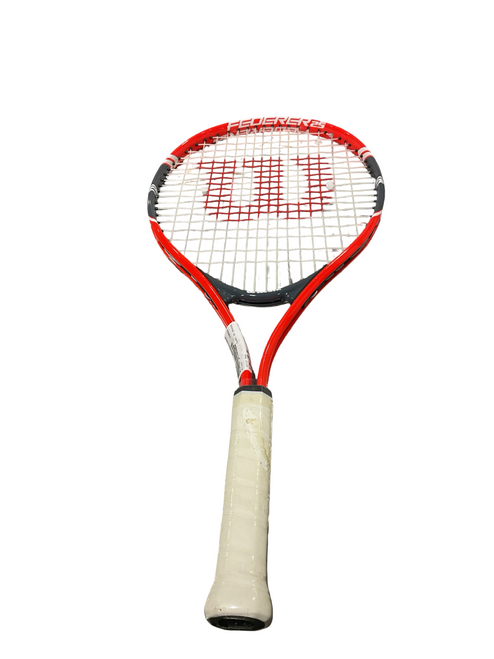 Vist Large View of Product Image Which is Used Wilson 25 ORANGE Junior Tennis Racquet Red 25"