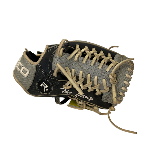 Vist Large View of Product Image Which is Used RICO STAR SERIES BB/SB Glove RH Throw Grey 11 3/4"