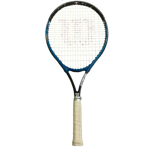 Vist Large View of Product Image Which is Used Wilson ZAP HAMMER Adult Tennis Racquet Navy Blue Unknown