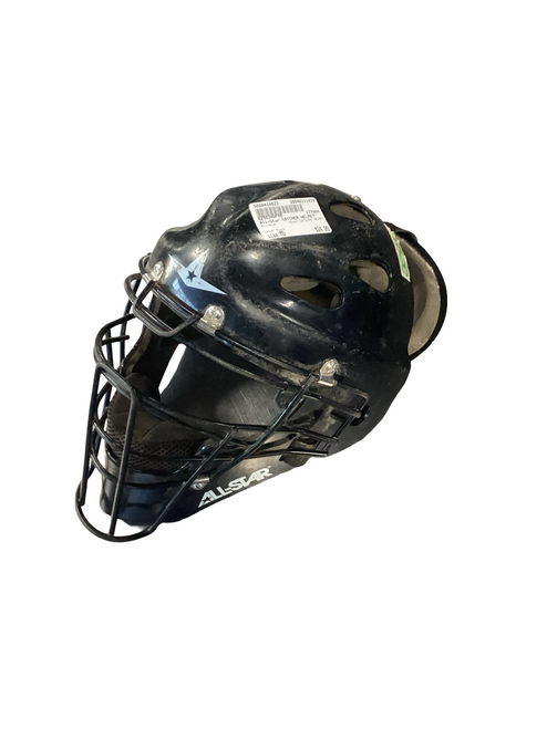Vist Large View of Product Image Which is Used All-Star CATCHER HELMET Catchers Helmet w/Mask Black MD