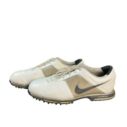 Vist Large View of Product Image Which is Used Nike Mens Golf Shoes White Senior 11.5