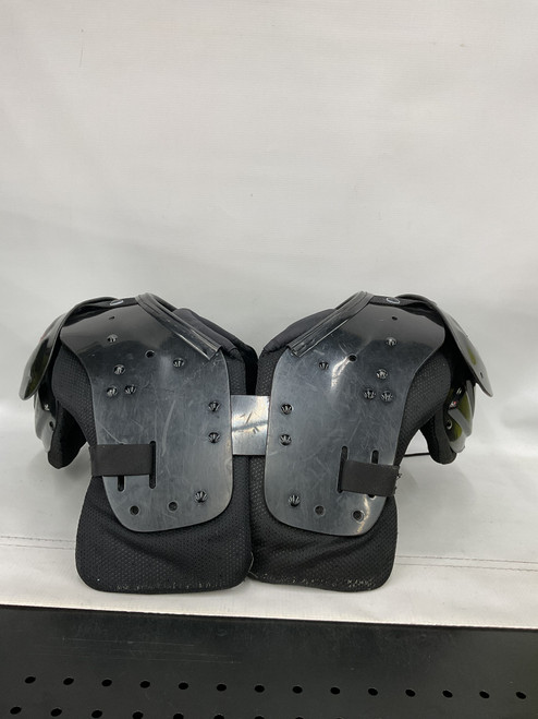Vist Large View of Product Image Which is Used Adams YOUTH FOOTBALL PADS LG FB Shoulder Pads Black LG
