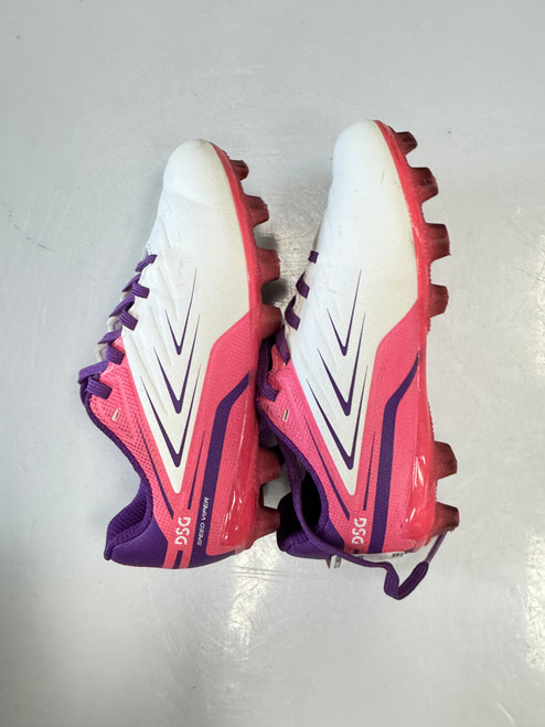 Vist Large View of Product Image Which is Used Soccer Cleats White Youth 12.0