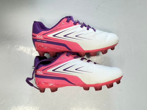 Vist Large View of Product Image Which is Used Soccer Cleats White Youth 12.0