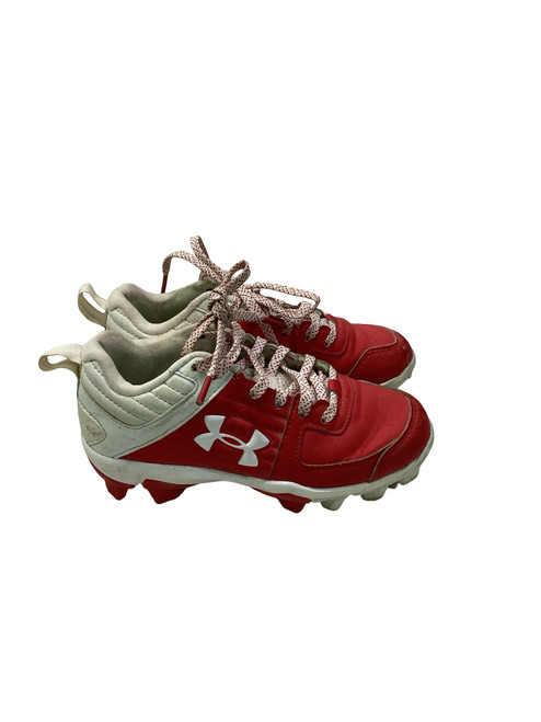 Vist Large View of Product Image Which is Used Under Armour UNDER AMOUR BB CLEATS BB/SB Cleats Red Youth 12.0