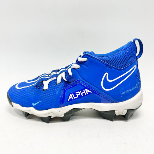 Vist Large View of Product Image Which is Used Nike ALPHA Jr FB Cleats Royal Blue Junior 02