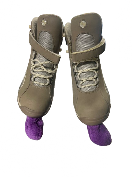 Vist Large View of Product Image Which is Used SOFTEC WOMENS FIGURE SKATES SZ 6 WomensFigure Skate White Senior 6