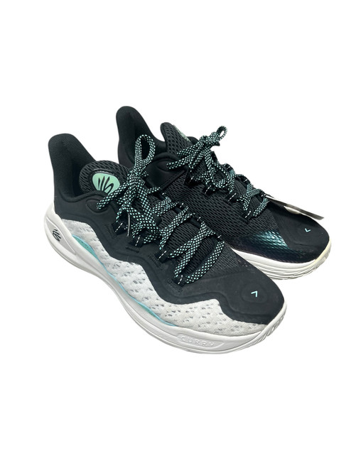 Vist Large View of Product Image Which is Used Under Armour Basketball Shoes W Black Senior 6.5