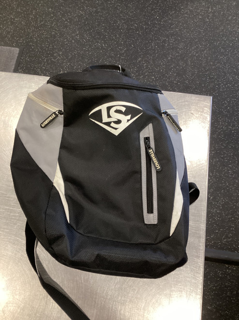 Vist Large View of Product Image Which is Used Louisville Slugger BLACK BACKPACK BB/SB Player Backpack Black