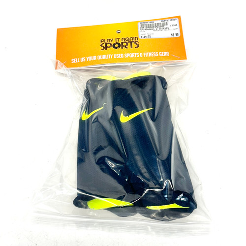 Vist Large View of Product Image Which is Used Nike MERCURIAL PROJECT CNCPT Soccer Shin Guards Junior Yellow LG