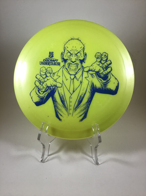Vist Large View of Product Image Which is Used Discraft BIG Z UNDERTAKER Disc Golf Driver Yellow 168g