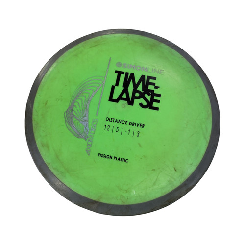 Vist Large View of Product Image Which is Used Axiom TIME LAPSE FISSION Disc Golf Driver Green