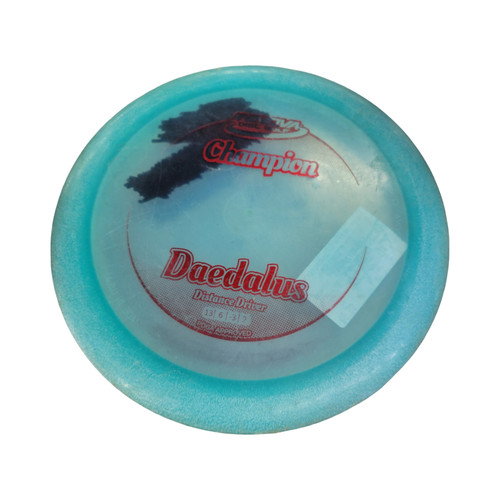 Vist Large View of Product Image Which is Used Innova DAEDALUS CHAMPION Disc Golf Driver Turquoise