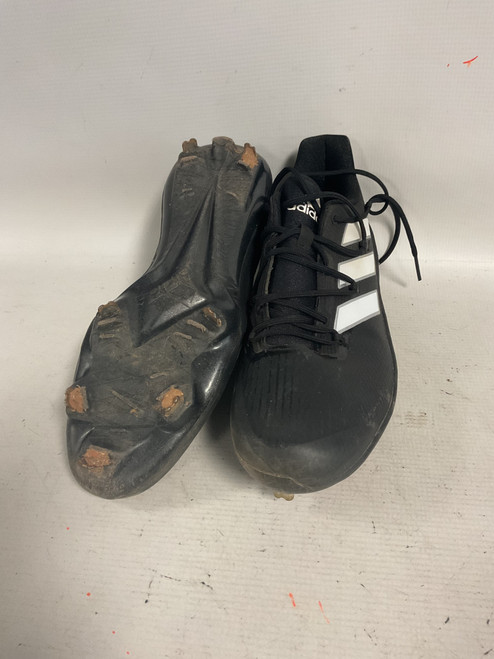 Vist Large View of Product Image Which is Used Adidas ADIZERO METAL CLEATS BB/SB Cleats Black Senior 11