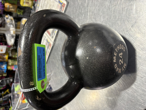 Vist Large View of Product Image Which is Used My Mad Methods Kettlebell (Each) Black 24 kg (53lb)