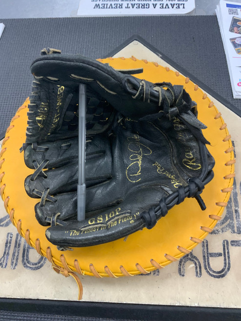 Vist Large View of Product Image Which is Used Rawlings GS10P BB/SB Glove LH Throw Black 10"