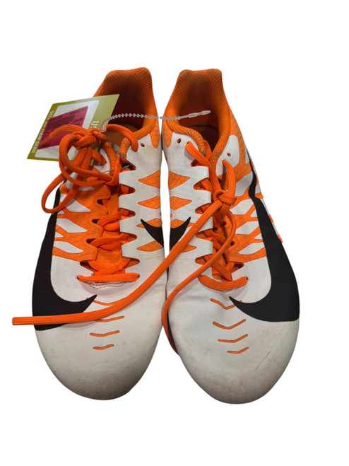 Vist Large View of Product Image Which is Used Nike Track & Field Cleats Adult Orange Senior 6