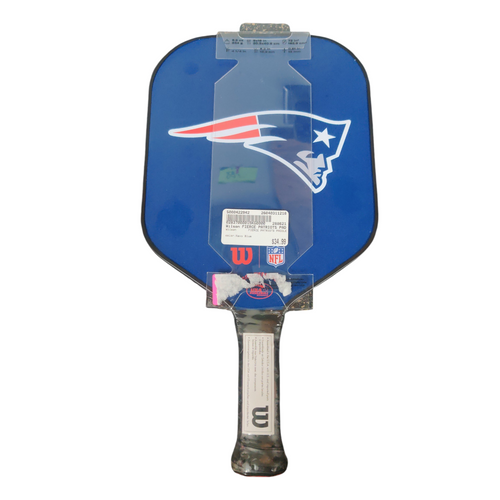 Vist Large View of Product Image Which is Used Wilson FIERCE PATRIOTS Pickleball Paddle Navy Blue
