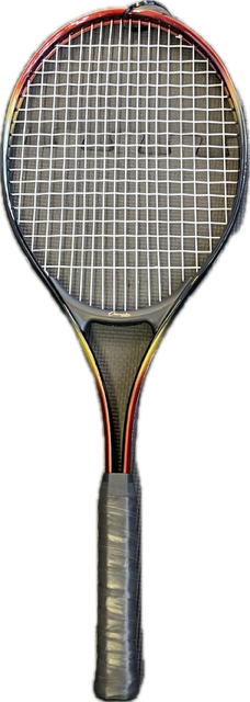Vist Large View of Product Image Which is Used Champion Sports BLK Adult Tennis Racquet Black 4 3/8"