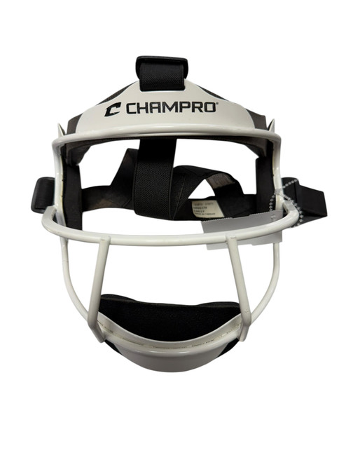 Vist Large View of Product Image Which is Used Champro WHITE YTH BB/SB Fielders Mask White S/M