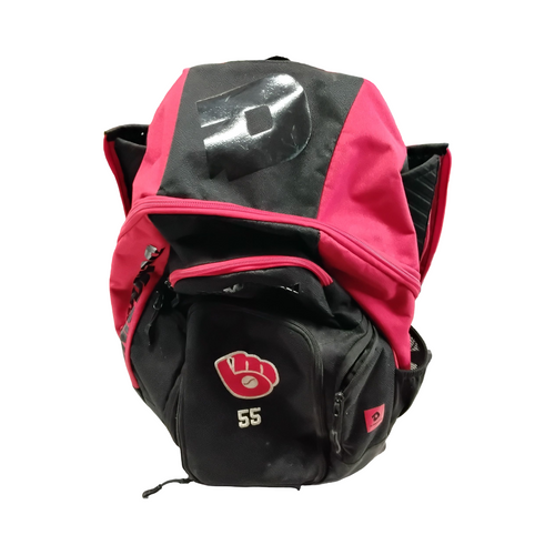 Vist Large View of Product Image Which is Used Demarini VOODOO BB/SB Player Backpack Red