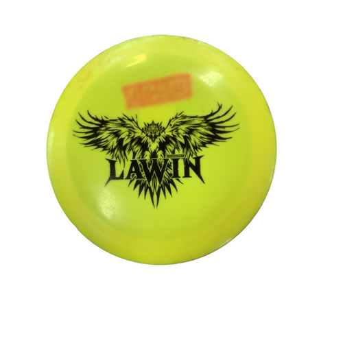 Vist Large View of Product Image Which is Used DIVERGENT LAWIN Disc Golf Driver Yellow