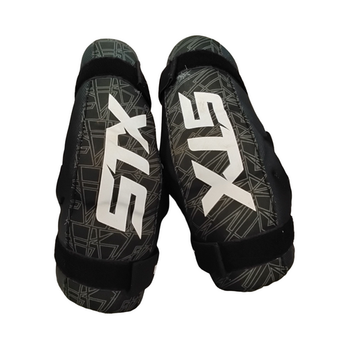 Vist Large View of Product Image Which is Used STX STALLION 75 Lacrosse Arm Pads/Guards Grey MD