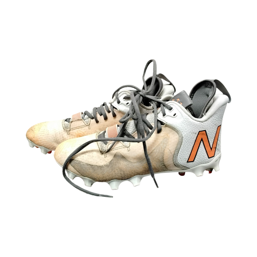 Vist Large View of Product Image Which is Used New Balance FREEZE Adult FB Cleats Orange Senior 6