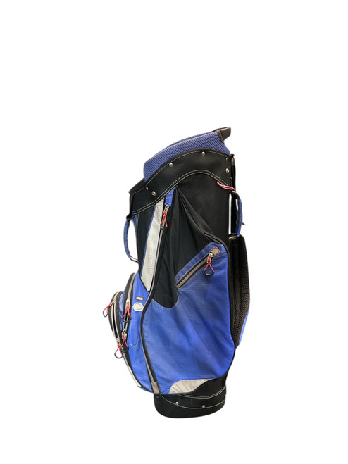 Vist Large View of Product Image Which is Used Sun Mountain ISLAND VIEW 14 CAVITY Mens Stand Bag Black And Royal Blue