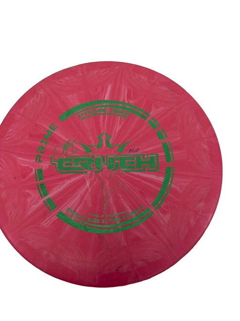 Vist Large View of Product Image Which is Used Dynamic Discs TRUTH Prime Disc Golf Mid Range Red 177g