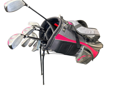 Vist Large View of Product Image Which is Used Top Flite TOP FLITE XL Womens Package Set LH Graphite And Pink 10 Piece