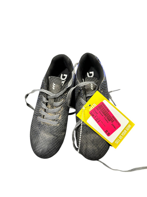 Vist Large View of Product Image Which is Used Soccer Cleats Navy Blue And Grey Youth 12.0