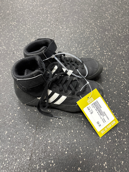 Vist Large View of Product Image Which is Used Adidas HVC Wrestling Shoes Black Junior 02