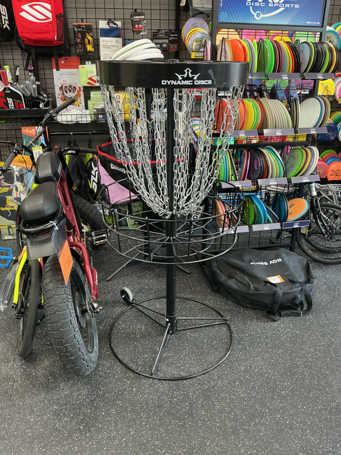 Vist Large View of Product Image Which is Used Dynamic Discs Disc Golf Goal Grey