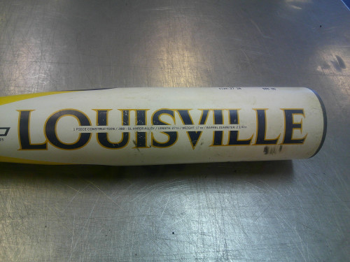 Vist Large View of Product Image Which is Used Louisville Slugger SAVANNAH BANANAS BB/SB USSSA 2 3/4 Bat 27"