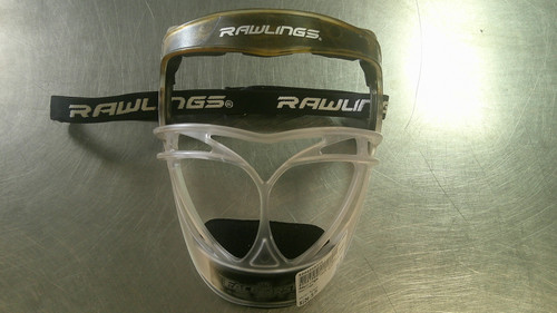 Vist Large View of Product Image Which is Used Rawlings FACE FIRST BB/SB Fielders Mask Black S/M