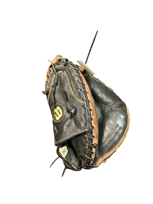 Vist Large View of Product Image Which is Used Wilson A1500BB1791 BB/SB Catchers RH Throw Black 32 1/2"