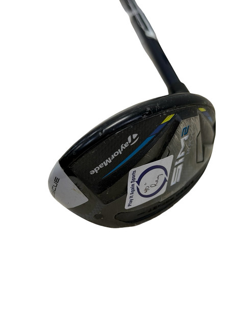 Vist Large View of Product Image Which is Used Taylormade SIM 2 MAX Mens 22deg Hybrid Club LH 4 Hybrid 40" w/ Fujikura Ventus 6-R Shaft