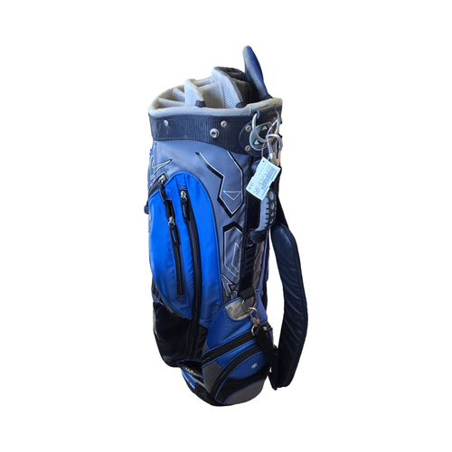 Vist Large View of Product Image Which is Used Datrek DG LITE GOLF CARRY BAG Mens Stand Bag Royal Blue