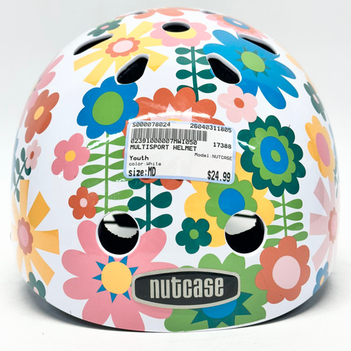 Vist Large View of Product Image Which is Used NUTCASE Skateboard Helmet White MD