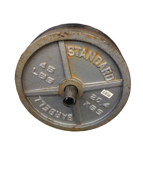 Vist Large View of Product Image Which is Used Olympic Plate (Each) 45 lb