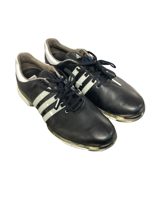Vist Large View of Product Image Which is Used Adidas Mens Golf Shoes Black Senior 9.5