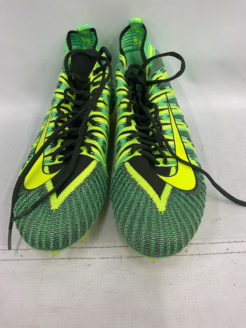 Vist Large View of Product Image Which is Used Nike Adult FB Cleats Neon Senior 13