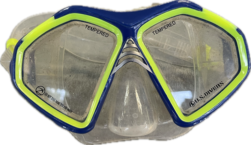 Vist Large View of Product Image Which is Used US Divers Underwater Mask Navy Blue