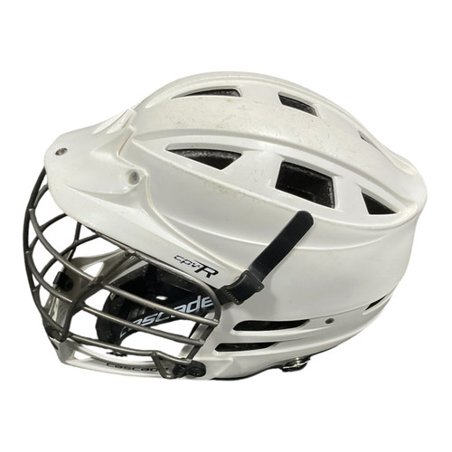 Vist Large View of Product Image Which is Used Cascade CPVR Lacrosse Helmet White S/M
